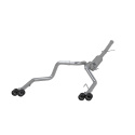 Chevrolet Silverado 1500 6.2L 19-21 2.5\'\' Dubbla Utblås Bak Catback Sportavgassystem Quad Kolfiberutblås T304 MBRP