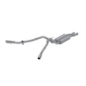 Chevrolet Silverado 1500 HD Classic 6.0L CC-SB 2003-2007 2,5\'\' Catback Sportavgassystem Dubbla Delade Sidoutblås T409 MBRP