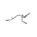 Chevrolet Silverado / GMC Sierra 1500 4.8/5.3/6.0L (RC/EC/CC / Ej 8\'\'-flak) 09-13 2.5\'\' Catback Sportavgassystem Dubbla Delade Sidoutblås T409 MBRP