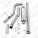 Chevrolet Silverado 2500 HD Duramax 6.0L 11-16 3.5\'\' Catback Sportavgassystem Singel Sidoutblås T409 MBRP