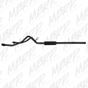 Dodge RAM 1500 Hemi 5.7L 09-18 2.5\'\' Catback Sportavgassystem Dubbla Delade Utblås Svart Coatad MBRP