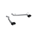 Ford Explorer ST 3.0L EcoBoost 20+ 2,5\'\' Axle-Back Sportavgassystem Dubbla Utblås Bak Quad Kolfiberutblås - T304 MBRP