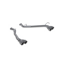 Ford Explorer ST 3.0L EcoBoost 20+ 2,5\'\' Axle-Back Sportavgassystem Dubbla Utblås Bak Quad Utblås AL Avgassystem MBRP