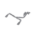 Ford Bronco Sport (1.5L / 2.0L EcoBoost) 2021+ 2.5\'\' Resonator-back Sportavgassystem Dubbla Utblås Bak Aluminiserat Stål MBRP