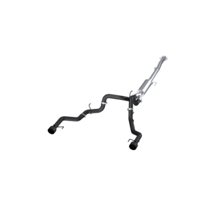 Ford F150 2022-2024 3\'\' Catback Sportavgassystem Dubbla Utblås Bak Svartcoatat MBRP i gruppen Välj bilmodell / Ford / F-150 15+ / Tuning / Avgassystem hos DDESIGN Scandinavia AB (mbrp-S5268BLK)