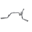 Toyota Tacoma 4.0L, EC/CC 2005-2015 2,5\'\' Catback Sportavgassystem Dubbla Delade Sidoutblås T409 MBRP