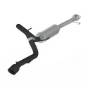 Toyota 4 Runner 04+ 2.5\'\' Catback Sportavgassystem 4\'\' O.D Tip Singelutblås Bak Svart Coatat AL MBRP