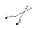Jeep Grand Cherokee SRT 6.4L 2012-2021 3\'\' Catback Sportavgassystem Dubbla Utblås Bak T304 Kolfiberutblås MBRP