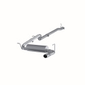 Jeep Wrangler / Rubicon 3.6L 2dr/4dr 12-18 2.5\'\' Catback Sportavgassystem Singelutblås Bak AL MBRP