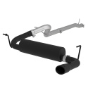 Jeep Wrangler / Rubicon 3.6L 2dr/4dr 12-18 2.5\'\' Catback Sportavgassystem Singelutblås Bak Svart Coatad MBRP