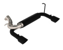 Jeep Wrangler / Rubicon 3.6L/3.8L V6 07-18 2.5\'\' Axle-Back Sportavgassystem Dubbla Utblås Bak BLK MBRP