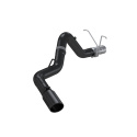 Silverado 2500 / 3500 Duramax 11-18 4\'\' Filter-Back Singel Sidoutblås Svart Coatad MBRP