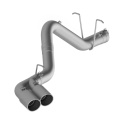 Silverado 2500 / 3500 Duramax 11-18 4\'\' Filter-Back Dubbla Utblås Singel Sidoutblås AL MBRP