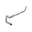 2500/3500 Cummins 1994-2002 4\'\' Turbo-Back Sportavgassystem Singel Sidoutblås (För 94-97 Krävs HG6100) AL MBRP