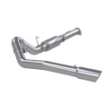 RAM 2500/3500 Cummins \'\'600/610\'\' 2004.5-2007 4\'\' Catback Sportavgassystem Singel Sidoutblås AL MBRP