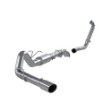 F250 / F350 6.0L (EC/CC) 03-07 4\'\' Turbo-Back Sportavgassystem Singel Sidoutblås (OEM Katalysator) T409 MBRP
