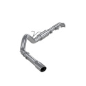 F250 / F350 6.0L (EC/CC) 03-07 4\'\' Catback Sportavgassystem Singel Sidoutblås T409 MBRP