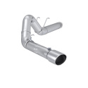 17-19 Ford F250/350/450 6.7L Ex. Reg Cab 5\'\' Filter-Back Singelutblås Aluminiserat Avgassystem MBRP
