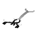 Camaro 6.2L 6-vxl 16-17 3\'\' Catback Sportavgassystem 4st Utblås Svart Coatad Race Version MBRP
