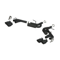 16-19 Chevrolet Camaro V6 2.5\'\' Svart NPP Dual Axle-Back Sportavgassystem 4\'\' Quad Utblås Dubbla Väggar MBRP