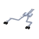 2015+ Dodge Challenger 3.6L SS 2.5\'\' Quad Tip Split Rear Exit Kolfiberutblås - T304 MBRP