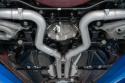 18-19 Ford Mustang GT 5.0 3\'\' Dubbla Utblås Bak Catback Sportavgassystem Quad 4\'\' Utblås Dubbla Väggar- Svart Coatat MBRP