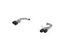 18-21 Ford Mustang GT 5.0L T304 SS 2.5i Axle-Back Sportavgassystem Dubbla Utblås Bak Med Quad CF Tips MBRP