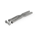 15-19 Ford Mustang GT 2.5\'\' Resonator Delete X-Pipe - T409 MBRP