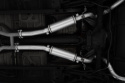 99-04 Ford Mustang GT 4.6L 2.5\'\' Dubbla Utblås Bak AL Catback Sportavgassystem 3.5\'\' Svarta Utblås MBRP