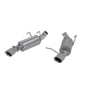 11-14 Ford Mustang V6 3\'\' Dual Muffler Axle-Back Sportavgassystem Split Rear T409 Avgassystem MBRP