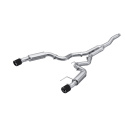 19-22 Ford Mustang 2.3 EcoBoost 3\'\' Catback Sportavgassystem Dubbla Utblås Bak 4.5\'\' Kolfiberutblås (Race) MBRP