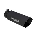 Universal Hex Utblås 4\'\' In 16\'\' Längd Logo - Svart Coatat MBRP