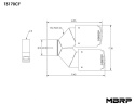 Universal Kolfiiber Dual Utblås 3.5\'\' OD/2.5\'\' In MBRP