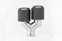 Universal Kolfiiber Dual Utblås 4\'\' OD/2.5\'\' In MBRP