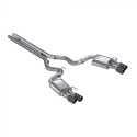 Mustang GT 18-20 Aktivt Catbacksystem Quad-utblås Kolfiber MBRP