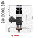 Bosch Spridare 1462cc 53mm (EV14S) Nuke Performance