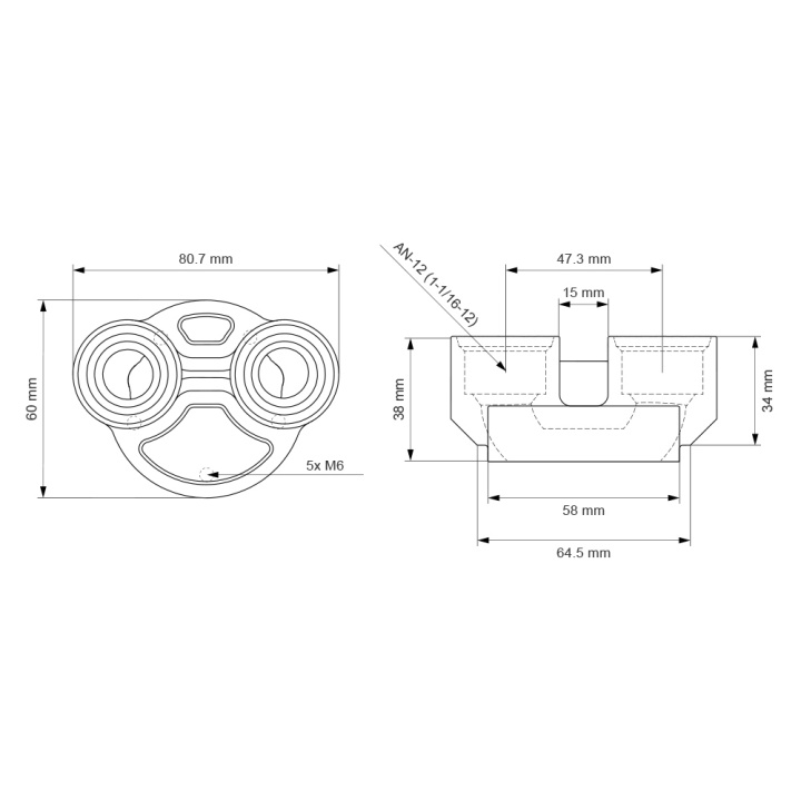 CFC-enhet Stäubli Kontakt Dubbel AN-12 Nuke Performance i gruppen Tuning / Bränslesystem / Övrigt & Reservdelar för bränsleprodukter hos DDESIGN Scandinavia AB (nuke-150-25-001)