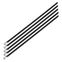 Låsande Buntband Rostfritt Stål 7.9mm x 350mm Svart 5 st Nuke Performance