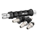 Air Jack 60 C 4 st med PTFE Slangsats och Avtappningskulventil Nuke Performance