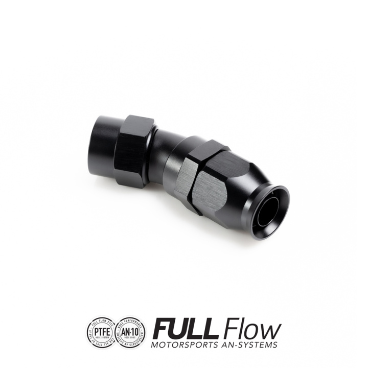 PTFE Slangkoppling Full Flow AN-10 30° Nuke Performance i gruppen Tuning / AN-Kopplingar, Slang & Tillbehör / AN Slangkopplingar / AN Slangkopplingar PTFE hos DDESIGN Scandinavia AB (nuke-810-03-110)