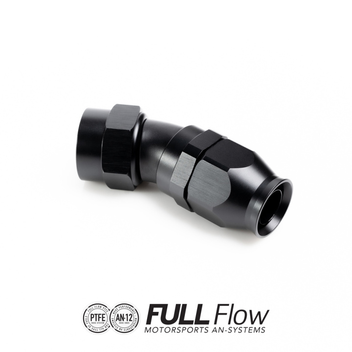 PTFE Slangkoppling Full Flow AN-12 30° Nuke Performance i gruppen Tuning / AN-Kopplingar, Slang & Tillbehör / AN Slangkopplingar / AN Slangkopplingar PTFE hos DDESIGN Scandinavia AB (nuke-810-03-112)
