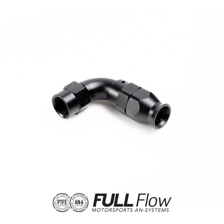 PTFE Slangkoppling Full Flow AN-6 90° Nuke Performance i gruppen Tuning / AN-Kopplingar, Slang & Tillbehör / AN Slangkopplingar / AN Slangkopplingar PTFE hos DDESIGN Scandinavia AB (nuke-810-09-106)