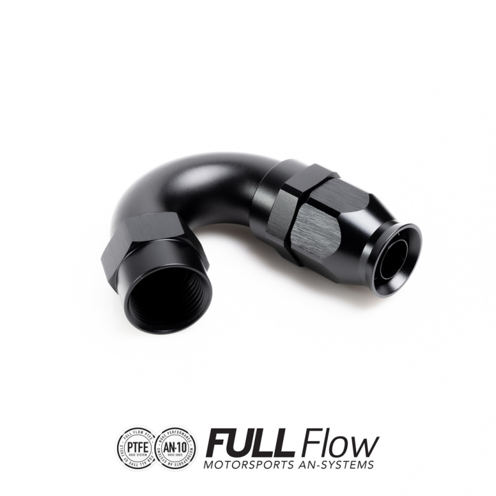 PTFE Slangkoppling Full Flow AN-10 150° Nuke Performance i gruppen Tuning / AN-Kopplingar, Slang & Tillbehör / AN Slangkopplingar / AN Slangkopplingar PTFE hos DDESIGN Scandinavia AB (nuke-810-15-110)