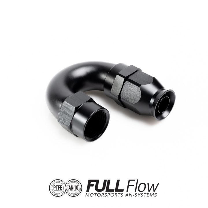 PTFE Slangkoppling Full Flow AN-10 180° Nuke Performance i gruppen Tuning / AN-Kopplingar, Slang & Tillbehör / AN Slangkopplingar / AN Slangkopplingar PTFE hos DDESIGN Scandinavia AB (nuke-810-18-110)