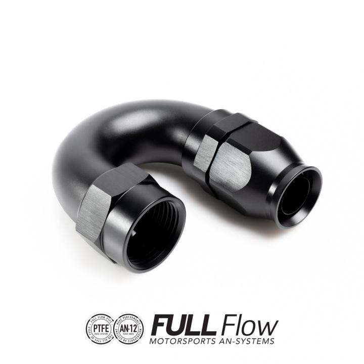 PTFE Slangkoppling Full Flow AN-12 180° Nuke Performance i gruppen Tuning / AN-Kopplingar, Slang & Tillbehör / AN Slangkopplingar / AN Slangkopplingar PTFE hos DDESIGN Scandinavia AB (nuke-810-18-112)
