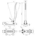 Hydraulisk Handbroms DriftSpec Pro Silver Billet OF 420mm Nuke Performance