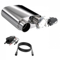 3\'\' QTP Screamer Twintronic Ljuddämpare Kort