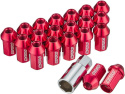 Rays Dura-Nut L42 Rak M14x1.5 Hjulmuttrar Set 16+4 Låsmuttrar - Röd