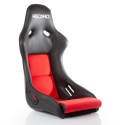 RECARO Pole Position Sportstol Artista Läder Svart/Röd