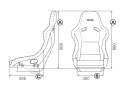 RECARO Pole Position Sportstol Carbon-Läder Svart